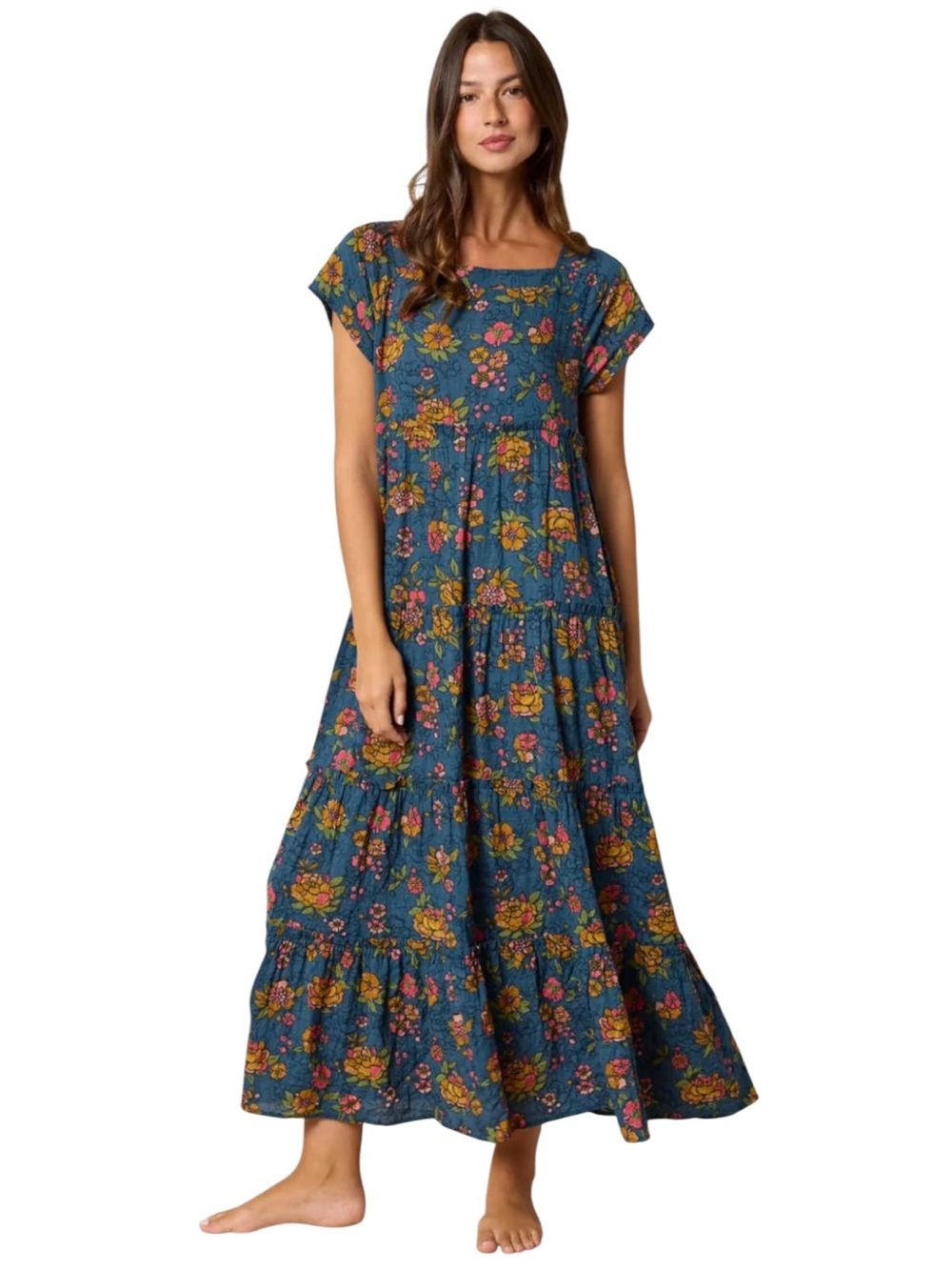 Natural Life Berkeley Floral Maxi Dress